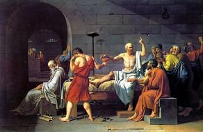 Death Of Socrates on a work of art