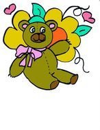 Colorful Teddy Bear clipart