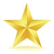 Beautiful Gold Star Clipart