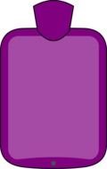purple Water Bottle drawing