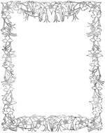 Flower Border Clip Art N71