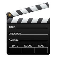 Movie Slate Clip Art