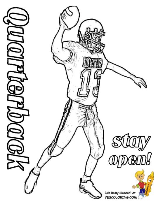 Free Football Coloring Pages