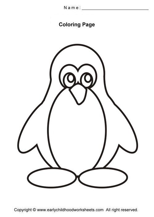 Penguin Coloring Pages N3