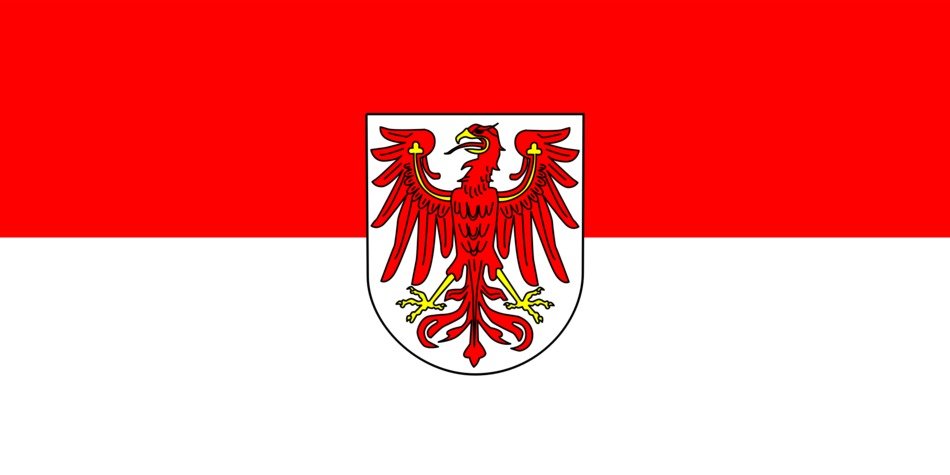 Flag Of Brandenburg drawing