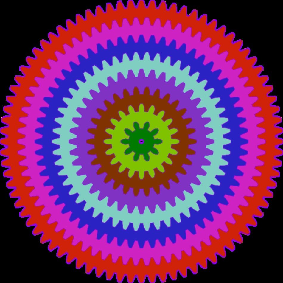 Gears Vector Clip Art