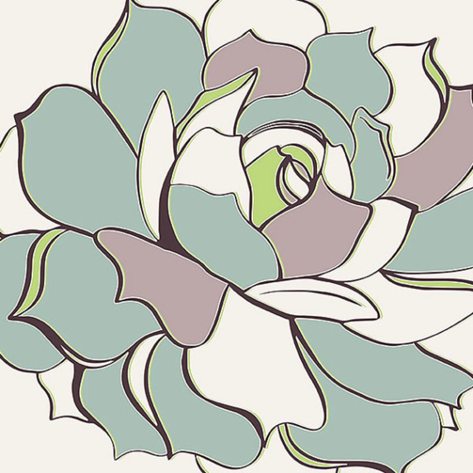 Dark Blue Flower Clip Art N2