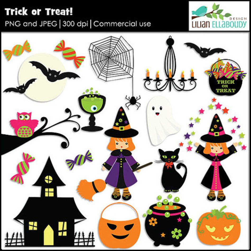 Halloween Trick Or Treat Clip Art N7