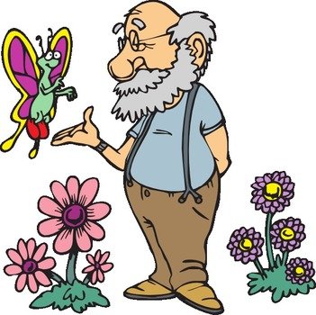 Old Man Cartoon N13