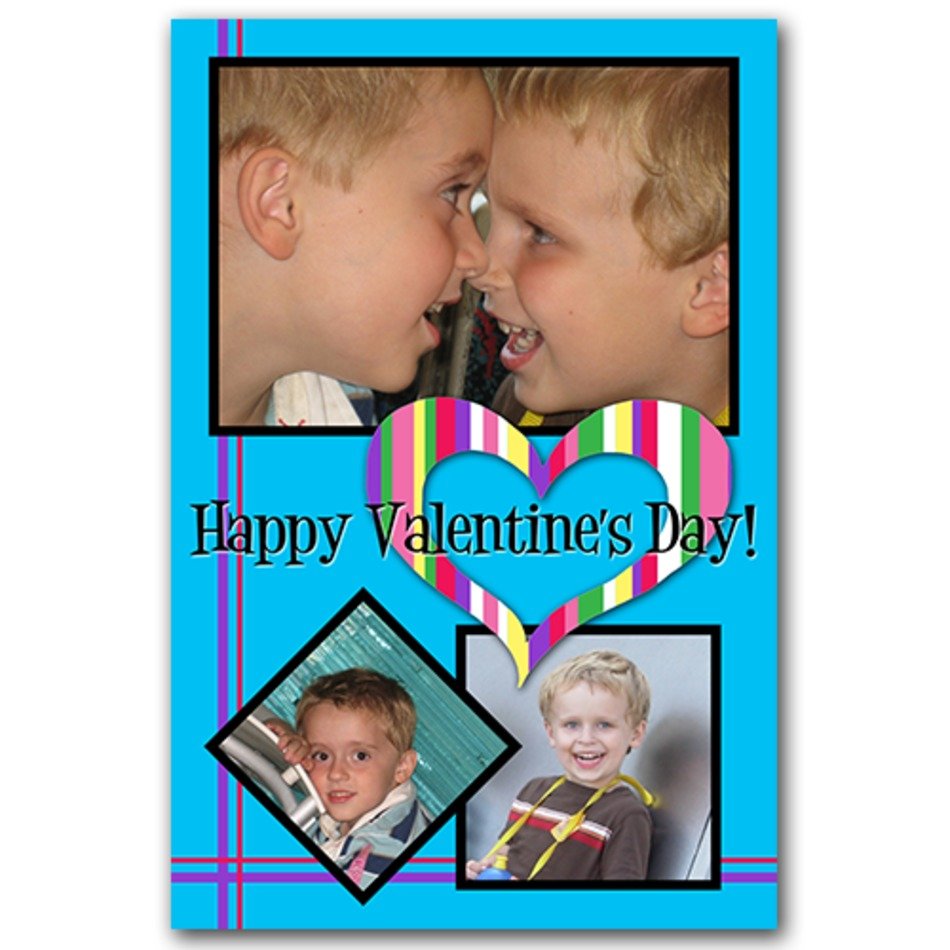 DesignAbility Products Blue Heart Valentine PSD Template