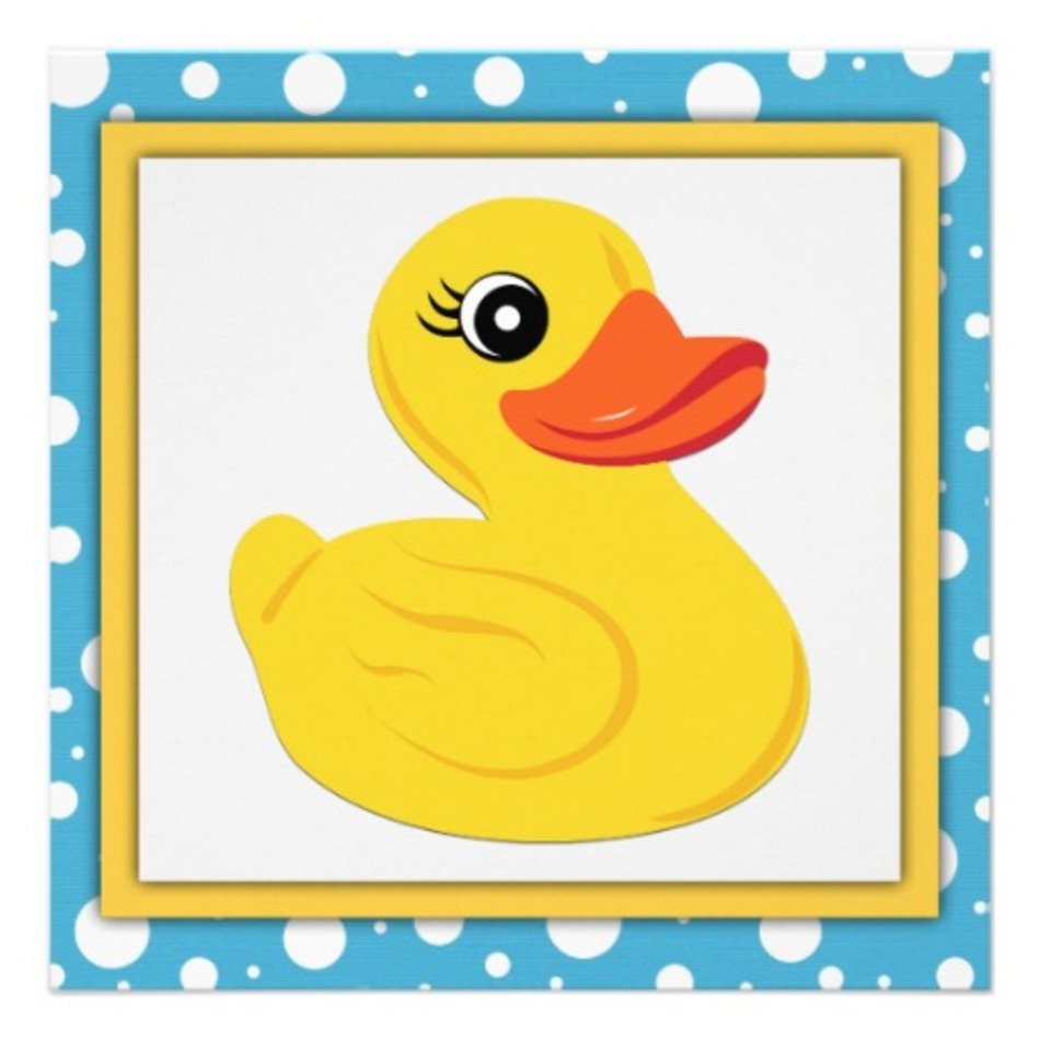 Yellow Rubber Duck Baby Shower