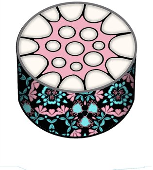 CARNIVAL CLIPART Set A16 Aqua Pink Black A Collection Of Crafty N3
