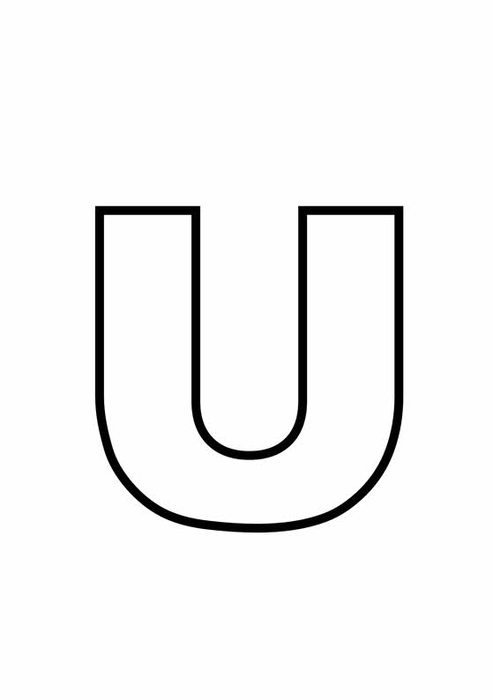 Capital Letter U N4