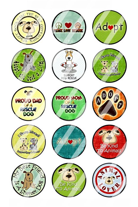 clipart of the Pet Rescue symbols