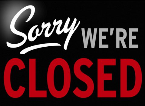 Closed Sign