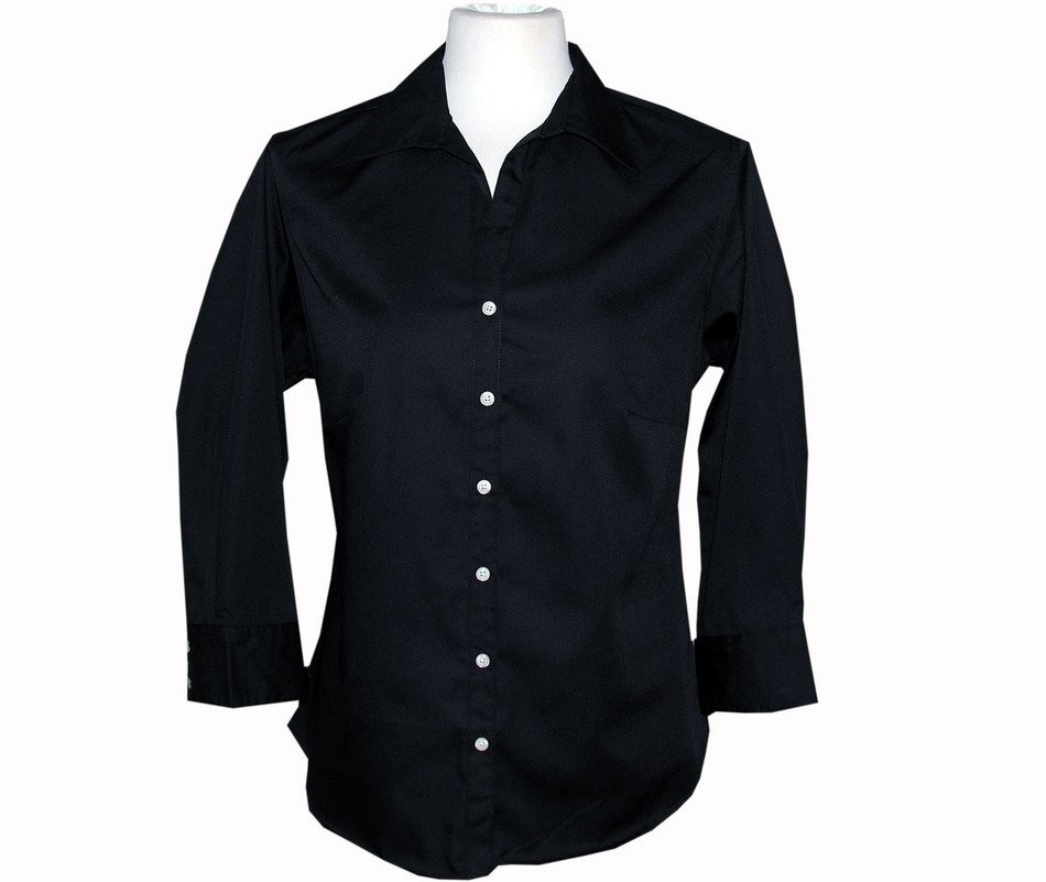 Black Ladies Long Sleeve Shirt Free Image Download