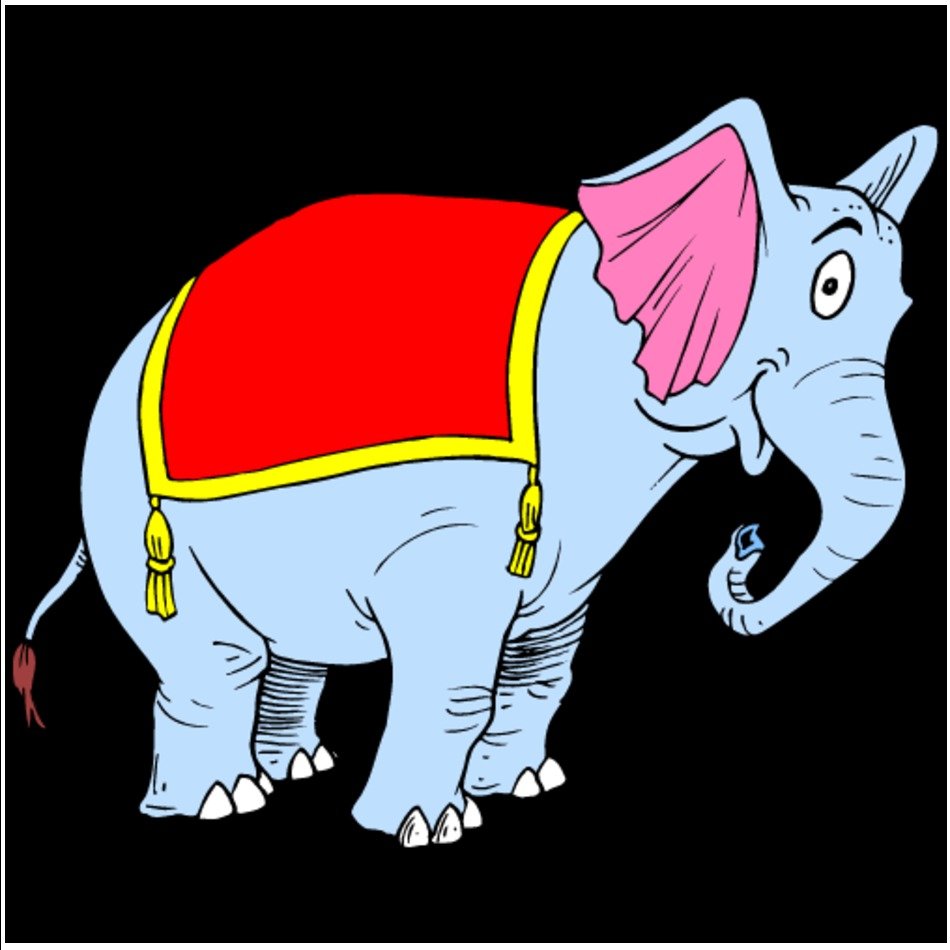 Circus Elephant Clip Art N20