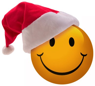 Santa Smiley Face