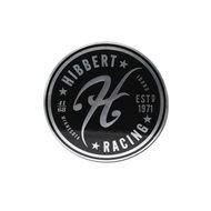 Hibbert Racing, greyscale Sticker