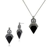 Black Onyx amp Marcasite drawing
