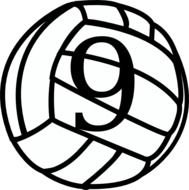 Small Volleyball Clip Art