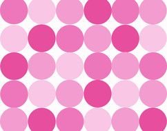 Pink Polka Dots drawing