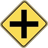 Intersection Ahead Sign