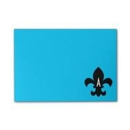 Light Blue Chevron Post It Notes Personalize reg
