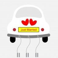 Just Married Car N3