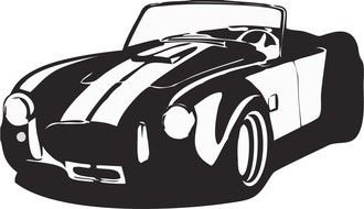 Cobra Decals car drawing