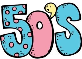 Clip art of 50's
