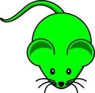 Green Mouse Clip Art