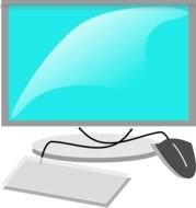 Desktop Computer Clip Art N12