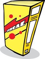 box with cereal