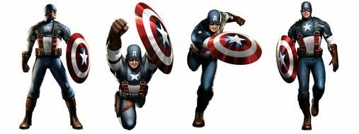 figures of Captain America