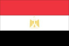 striped flag of egypt