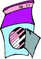 cartoon Washing Machine drawing