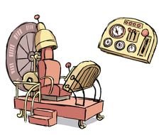 Time Travel Machine Clip Art N2