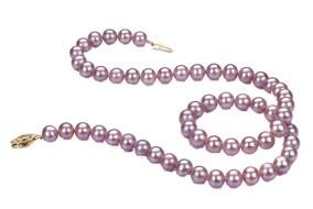 pink pearl necklace as a picture for clipart