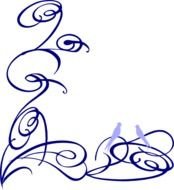 Decorative Swirl Clip Art N16