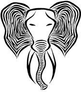 Tribal Elephant Tattoos