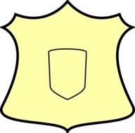 Gold Shield Clip Art N7