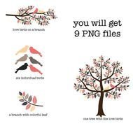 Love Birds Clip Art N66