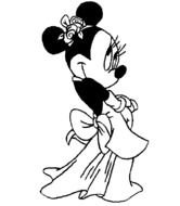 Minnie Mouse Coloring Pages N4
