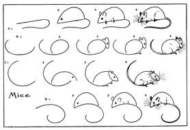 mice set drawing