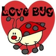 ladybug and heart picture