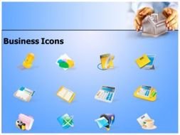 Business Icons as a picture for a clip art