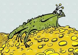 Sad Frog Clip Art drawing