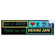 Kid On Board Bumper Sticker