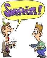 Clip art of Surprise word